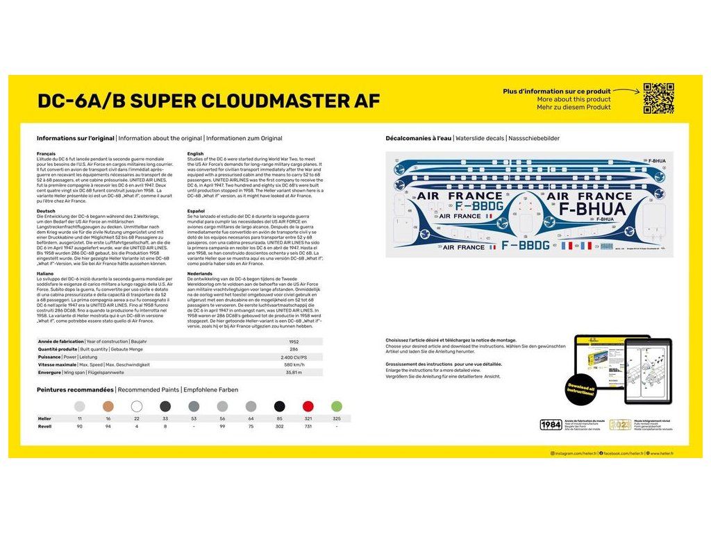 1:72 Douglas DC-6B Super-Cloudmaster