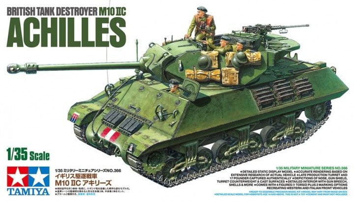 1:35 British Tank Destroyer M10 II C 17pdr SP Achilles
