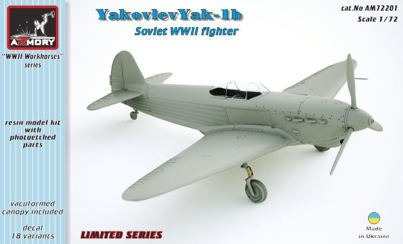 1:72 Yakovlev Yak-1b Soviet WWII fighter