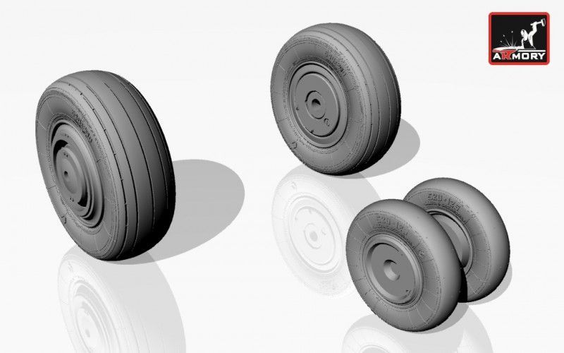 1:32 Mikoyan ?iG-23S,M,MS,MF,U,UB wheels