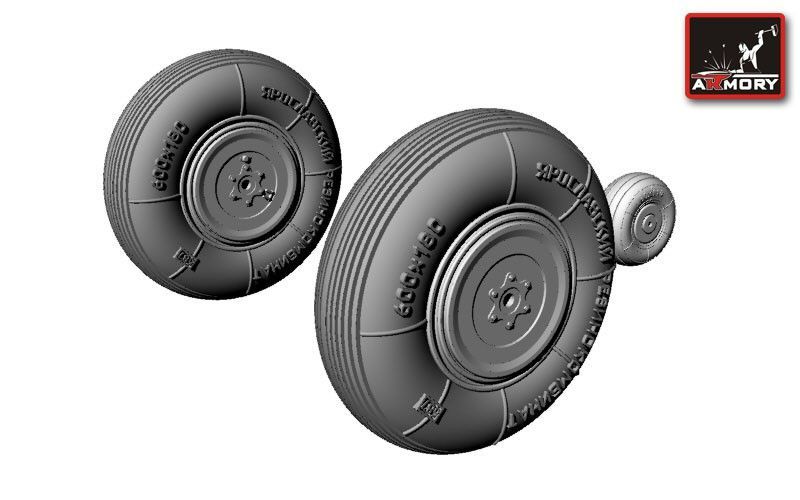 1:48 Yakovlev Yak-3 wheels