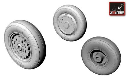 1:48 Sukhoj Su-7BKL wheels (universal)