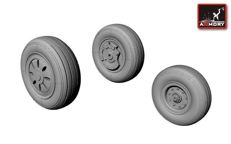 1:48 Canadian F-35 Lightning-II wheels