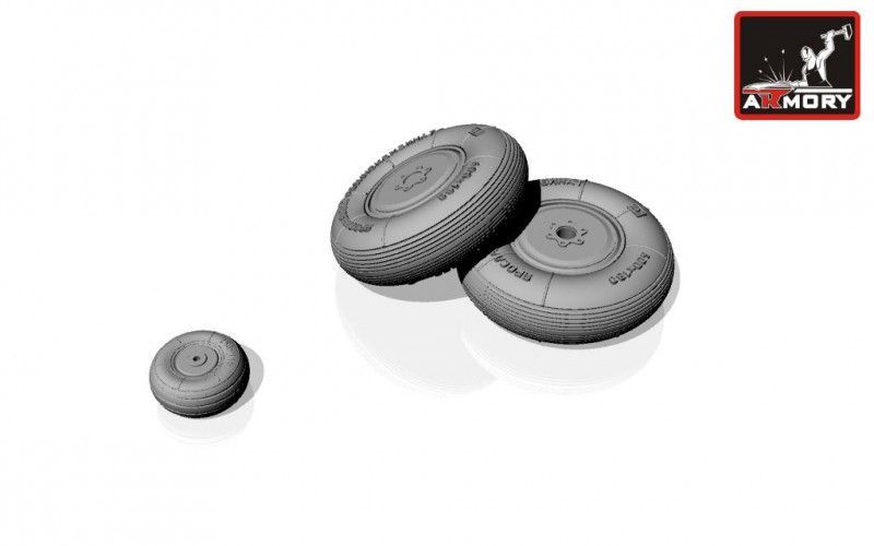 1:72 Yakovlev Yak-1 wheels