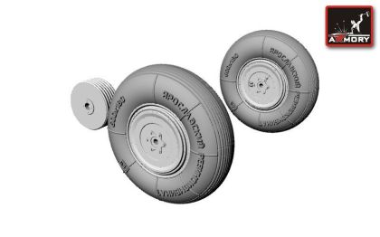 1:72 Yakovlev Yak-15 wheels