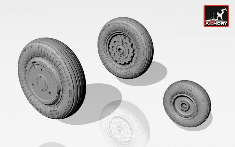 1:72 Yakovlev Yak-141 Freestyle wheels