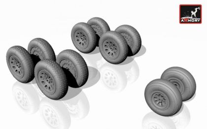 1:72 Antonov An-10 Cat, An-12 Cub wheels