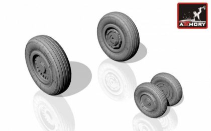 1:72 Mikoyan MiG-25 Foxbat wheels