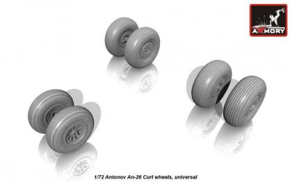 1:72 Antonov An-26 Curl weighted wheels, universal