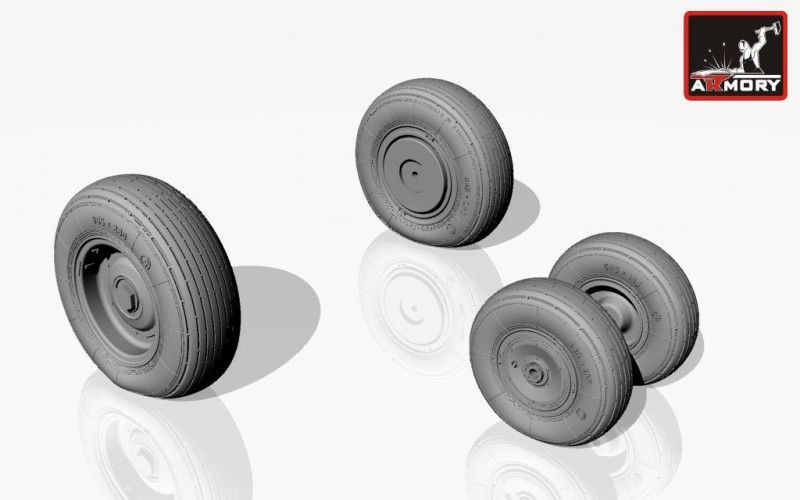 1:72 Mil Mi-8/17 wheels, weighted