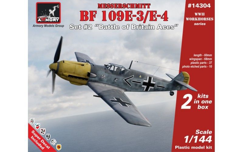 1:144 Messerschmitt Bf 109E, Set #2 