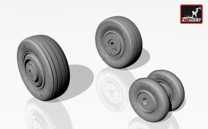 1:72 Mikoyan MiG-23S,M,MS,MF,U,UB wheels