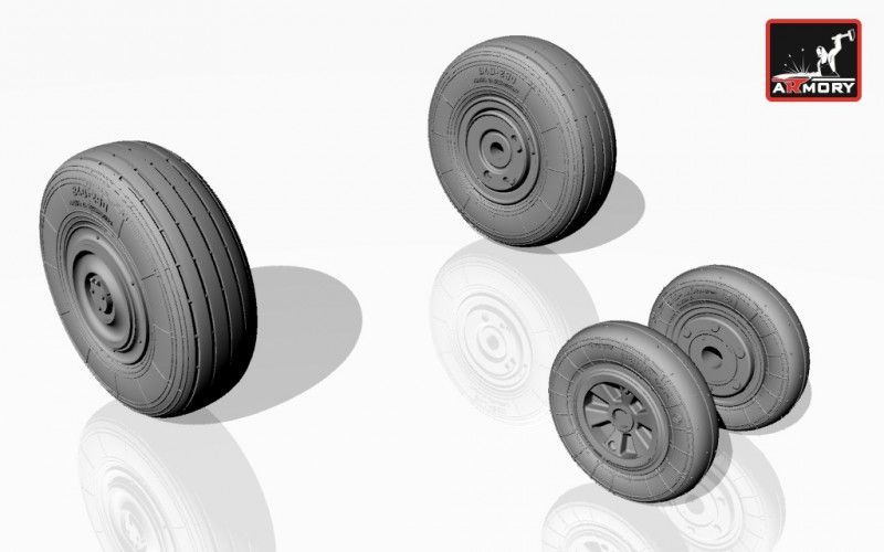 1:72 Mikoyan MiG-23ML,MLA,MLD,P(late),UM Flogger wheels