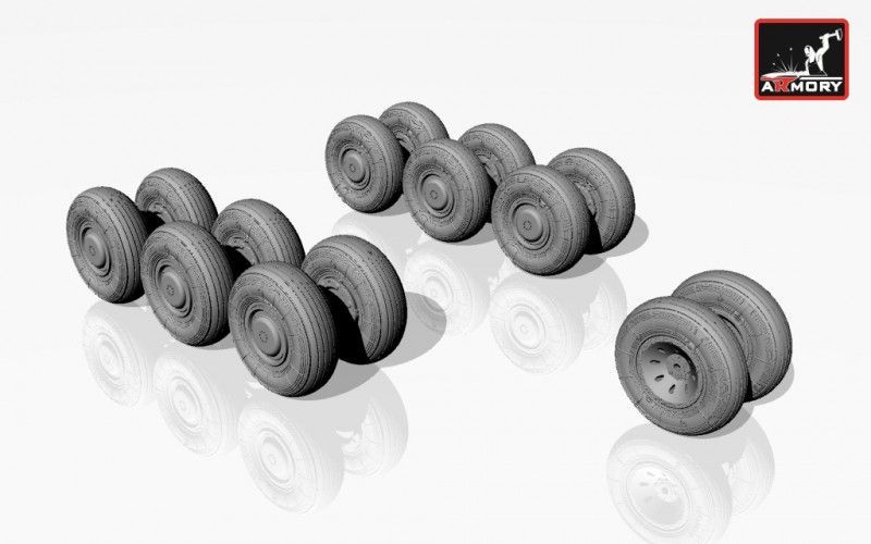 1:72 Tupolev Tu-22M2/M3 Backfire wheels