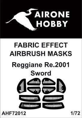 1:72 Reggiane Re.2001 Fabric Effect Airbrush Masks