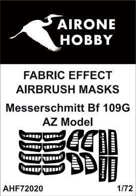 1:72 Messerschmitt Bf 109G Fabric Effect Airbrush Masks