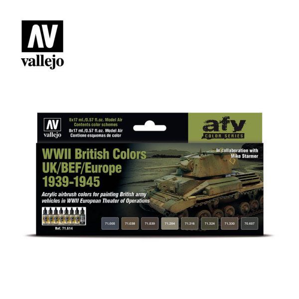 WWII British Colors UK/BEF/Europe 1939-1945 Set