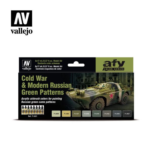 Cold War & Modern Russian Green Patterns Set