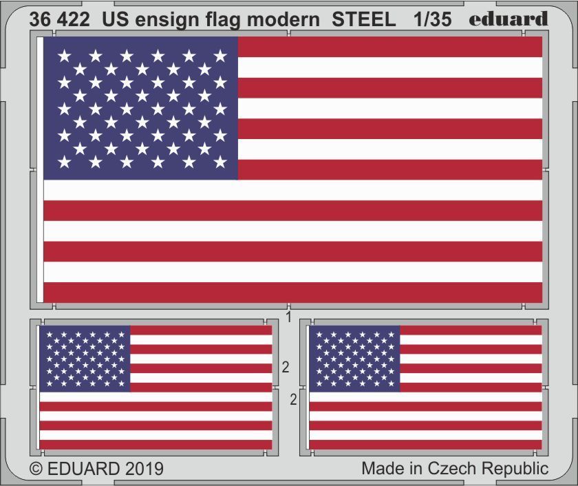 1:35 US ensign flag modern STEEL