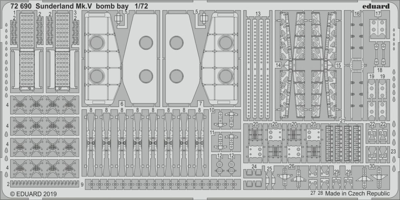 1:72 Sunderland Mk.V bomb bay