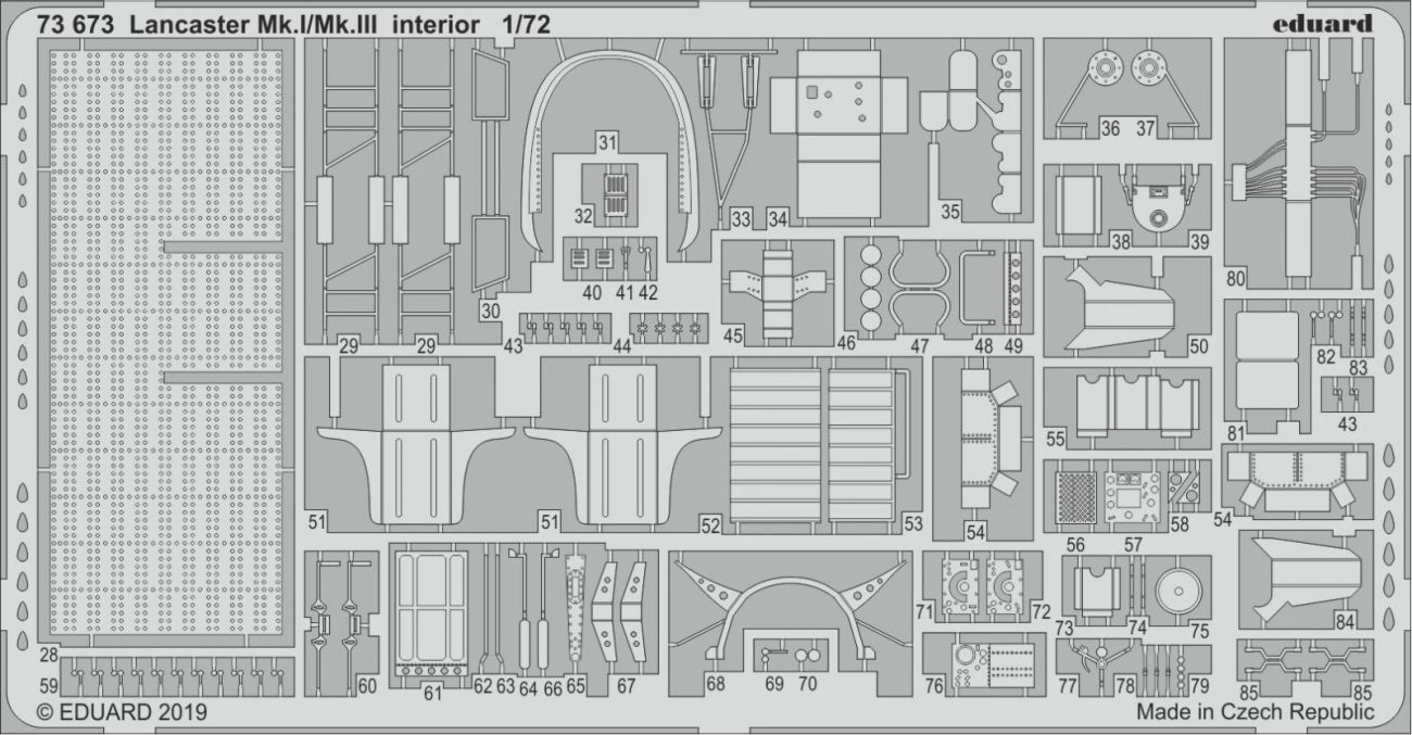 1:72 Lancaster Mk.I/Mk.III interior