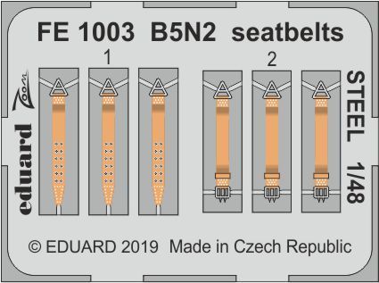 1:48 B5N2 seatbelts STEEL