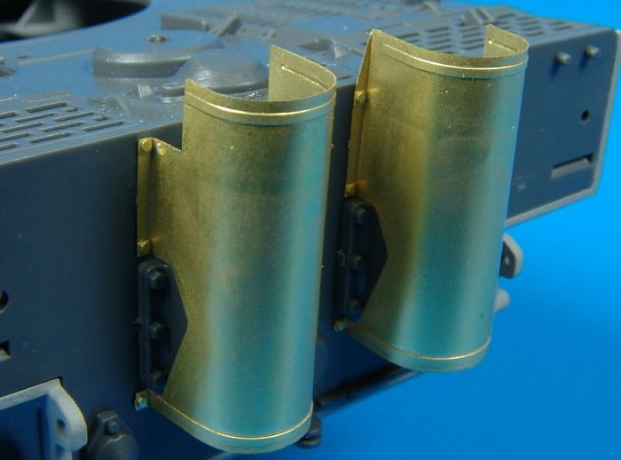 1:48 TIGER I Exhaust shroud (TAMIYA)