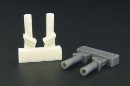 1:48 Pz.IV ausf.J late exhaust pipes TYPE 1