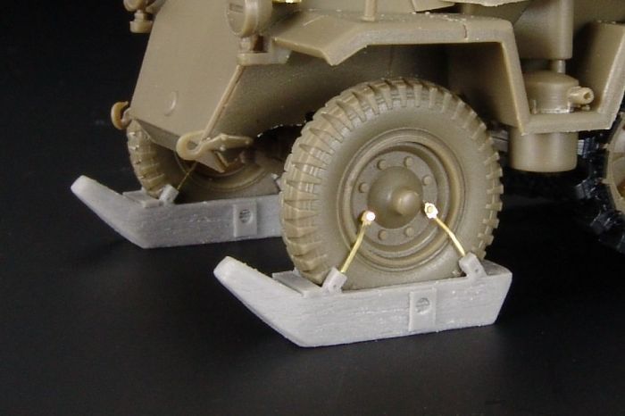 1:48 Sd.Kfz.250-251 front wheels SKI (TAMIYA/AFV)