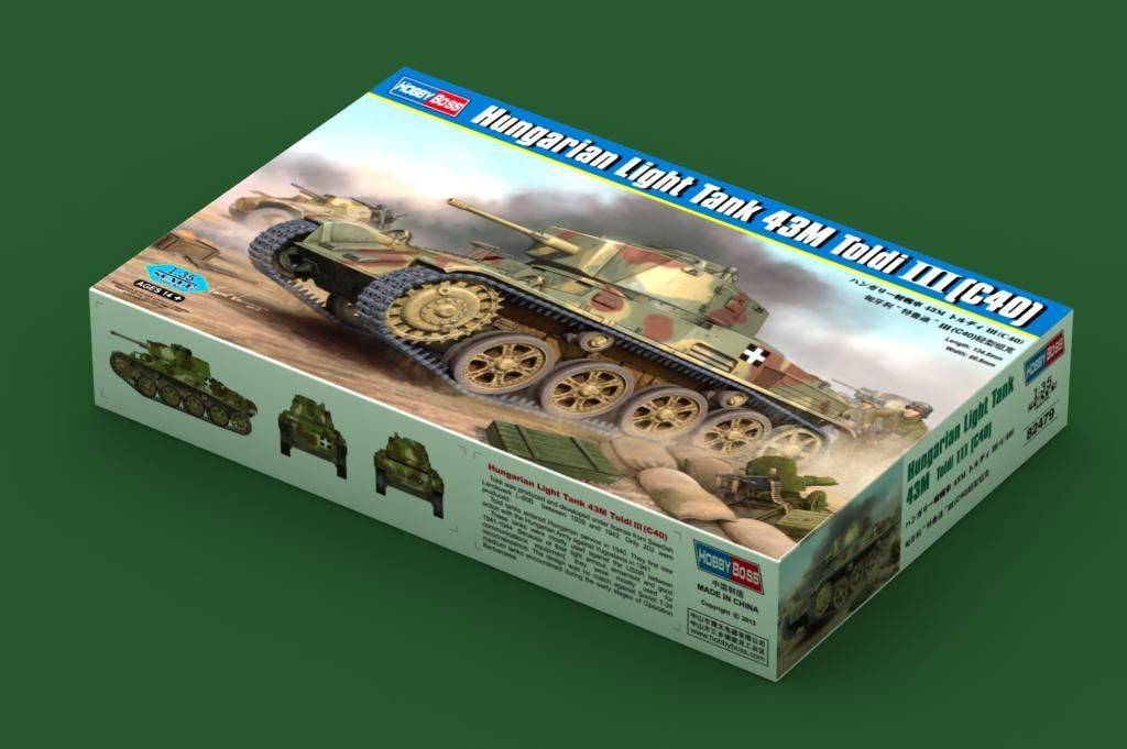 1:35 Hungarian Light Tank 43M Toldi III (C40)