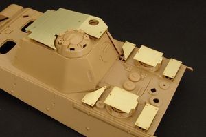 1:48 Panther aditional AA armours (Tamiya)