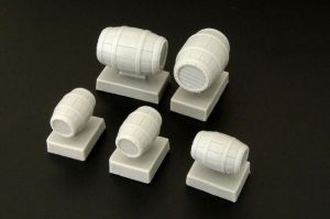 1:48 Wooden Barrels