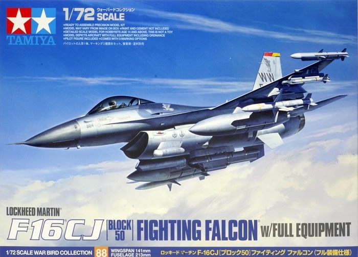 1:72 F-16CJ Block 50 w/Full Equipment