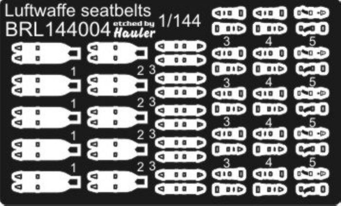1:144 Luftwaffe seat belts