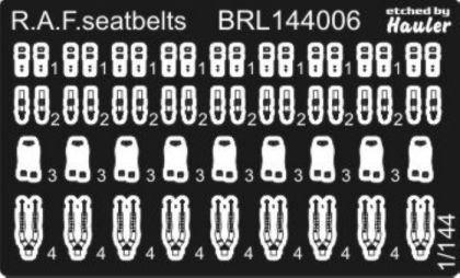 1:144 U.K. seat belts