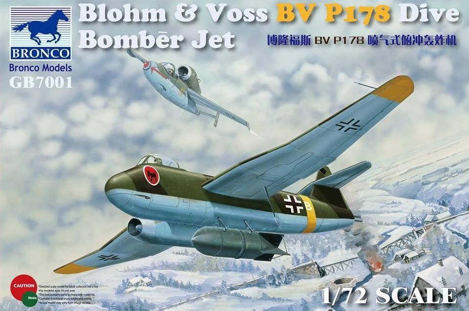 1:72 Blohm & Voss BV P178 Dive Bomber Jet