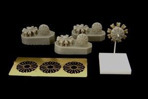 1:144 engine BMW 132  (3 pcs) Ju-52
