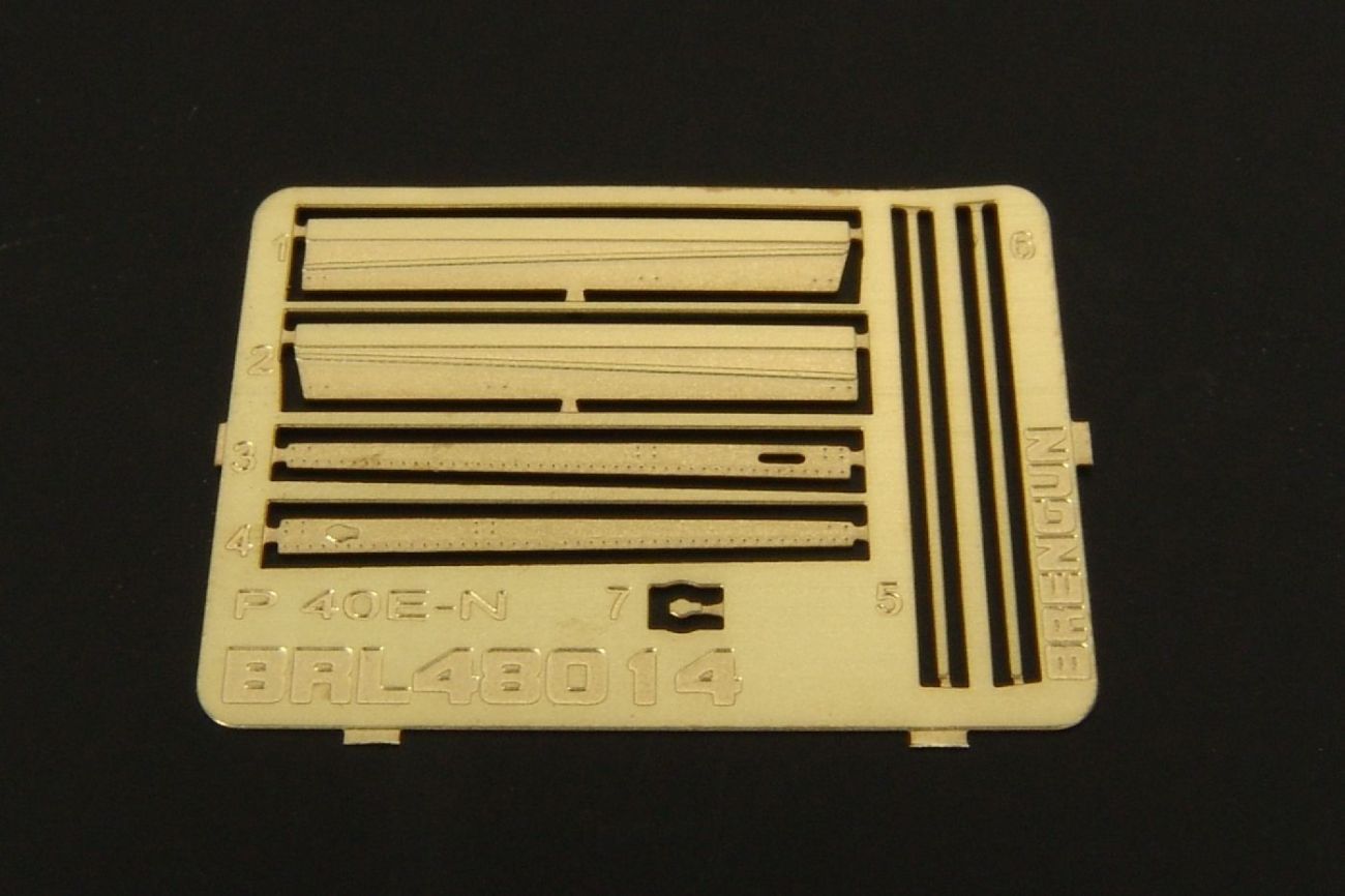 1:48 P-40 M,N canopy rails (EDUARD/MAUVE)