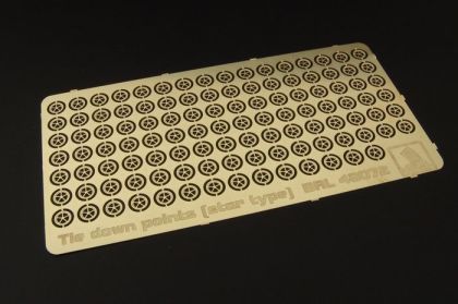 1:48 Tie down points (star type) US aircraft carrier