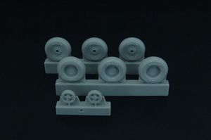 1:48 Spitfire 4 spoke wheels set (3 types of tires)