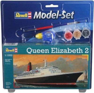 1:1200 Model Set Queen Elizabeth 2