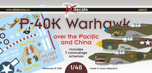 1:48 Curtiss P-40K Warhawk over the Pacific and China