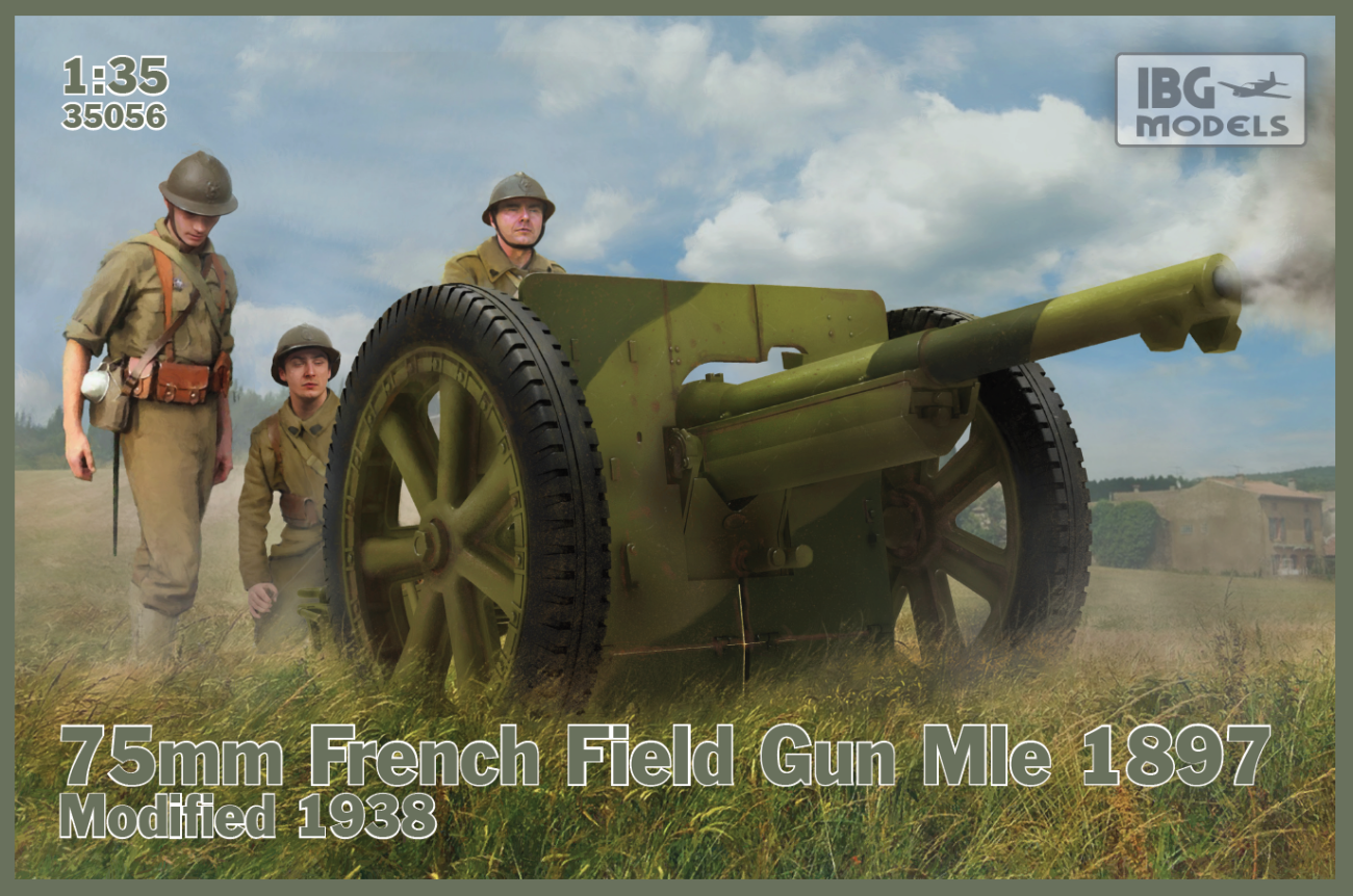 1:35 75mm French Field Gun Mle 1897-Modified 1938