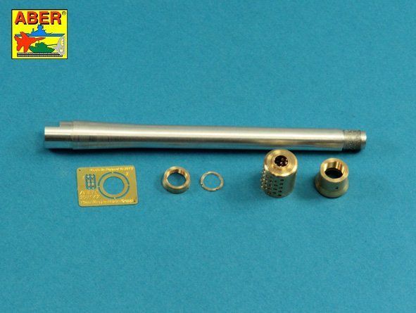 1:35 150mm Barrel with muzzle brake for German E-100 Heavy Tank Krupp Turret