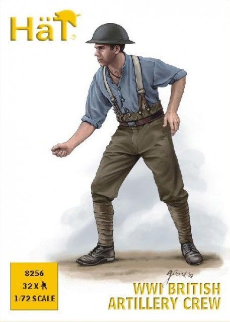 1:72 WWI British Artillery Crew