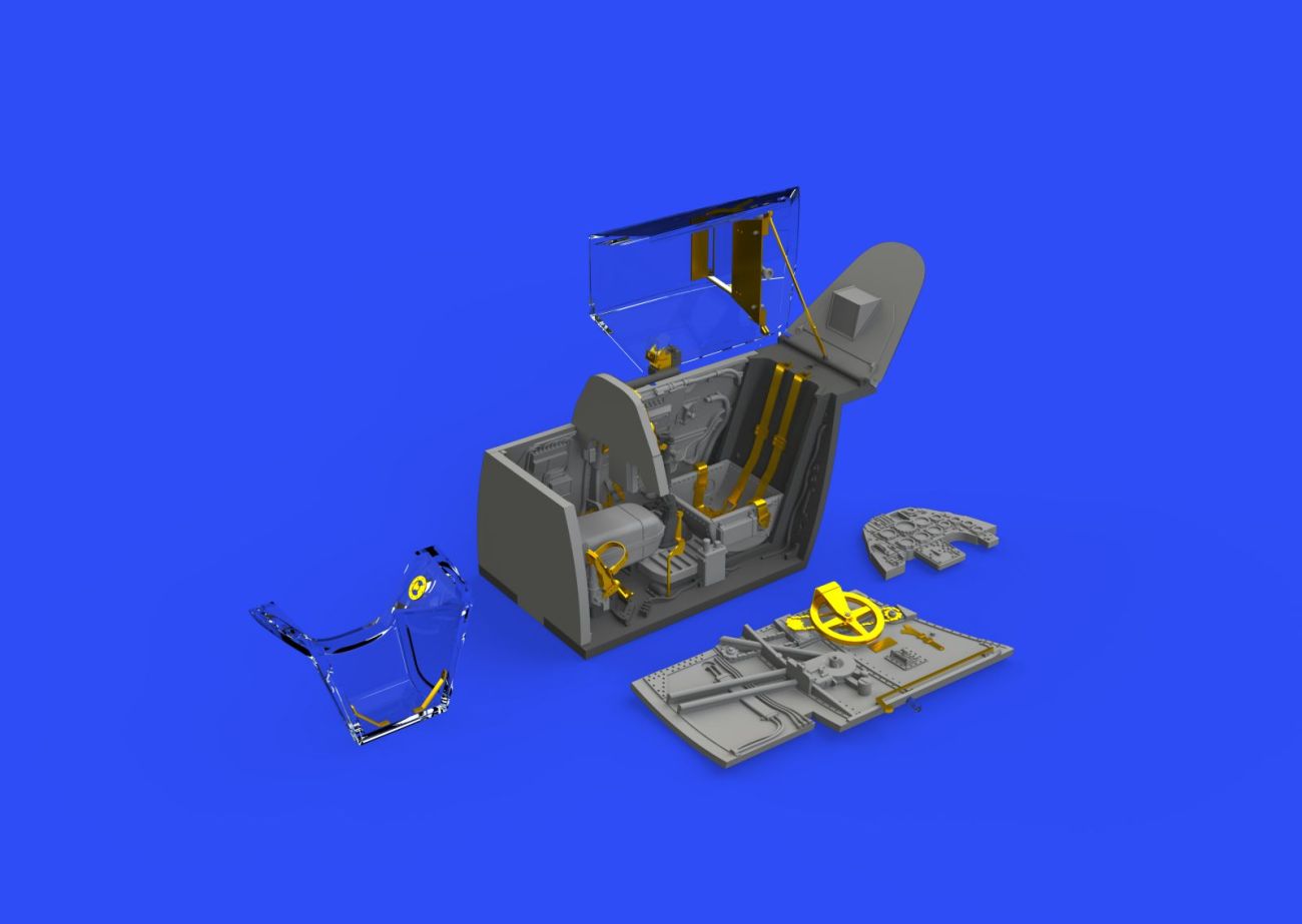 1:48 Bf 109G-10/U4 cockpit