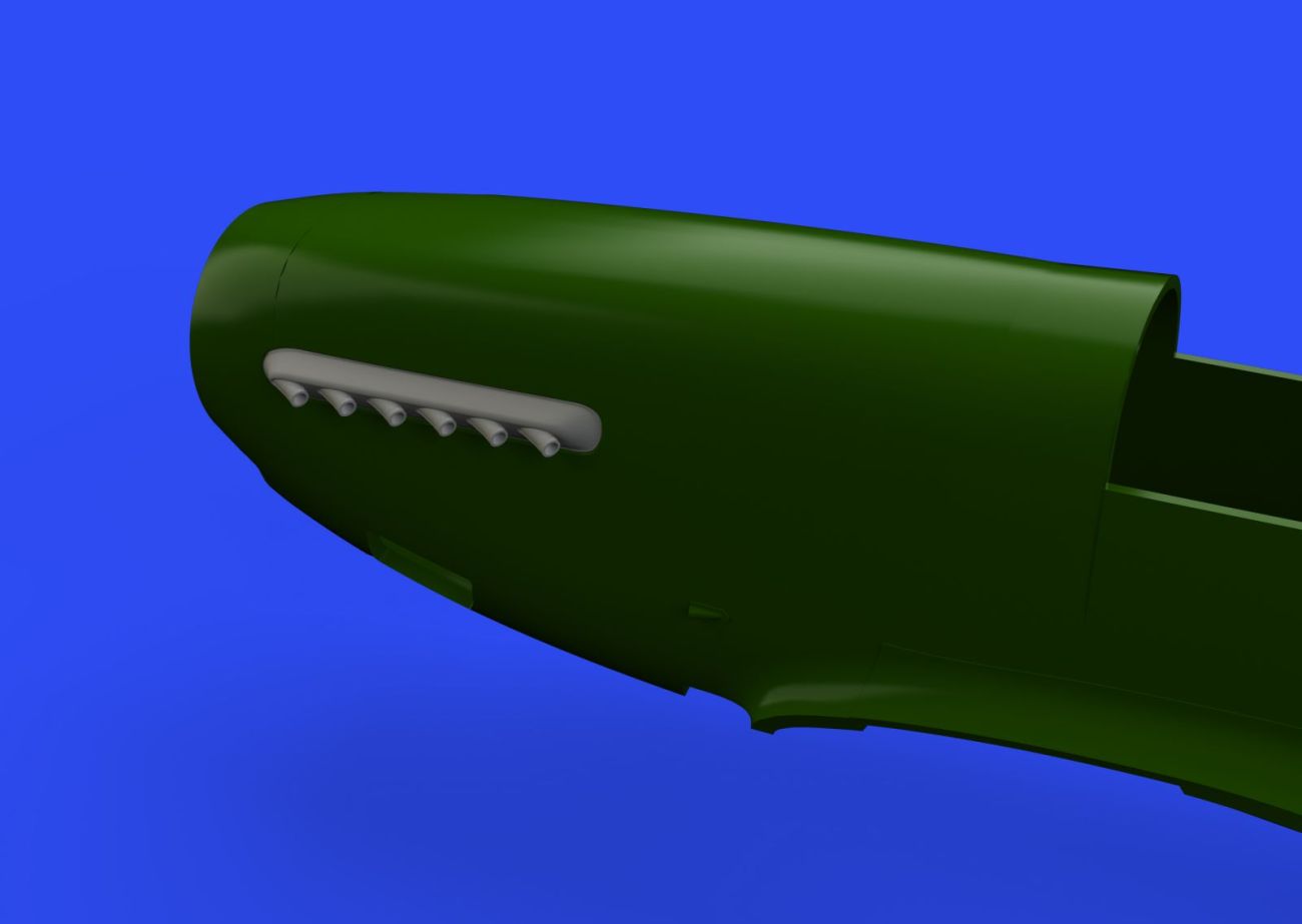 1:48 P-51D exhaust stacks w/ fairing