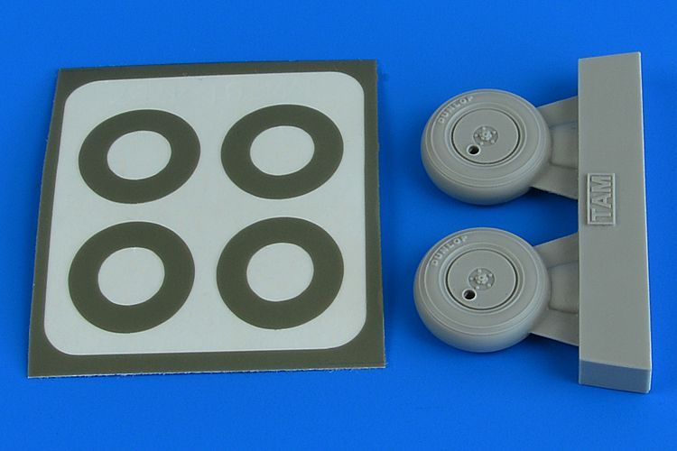 1:48 Spitfire Mk.I wheels (with covers) & paint masks