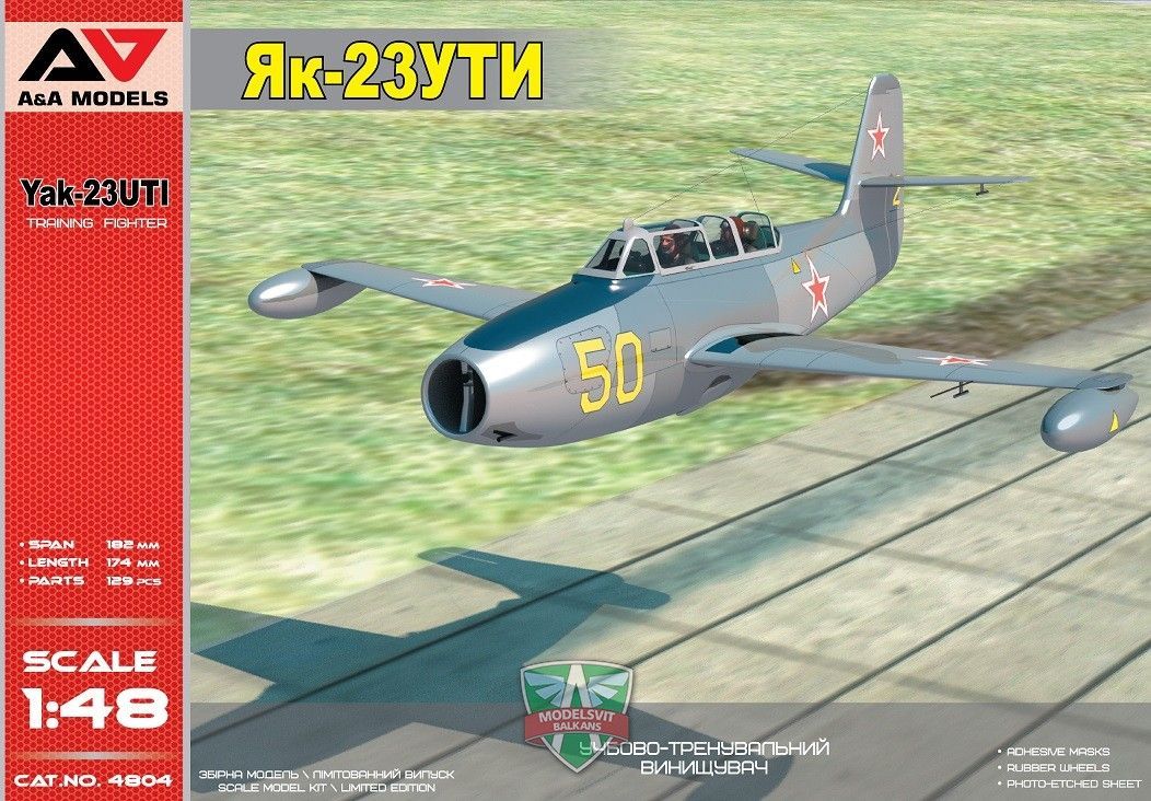 1:48 Yak-23 UTI Military trainer