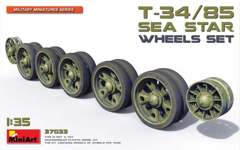 1:35 T-34/85 SEA STAR WHEELS SET